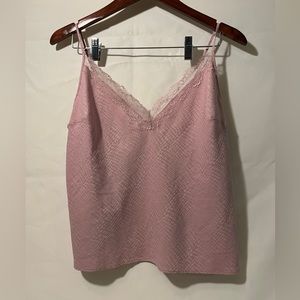 Victoria Secret pastel rose lace cami top